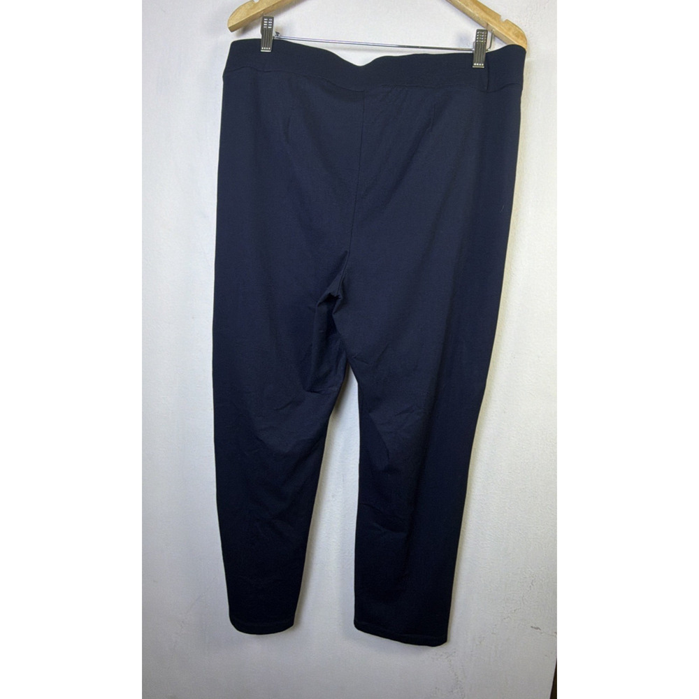 Chico's 3 Travelers Collection Black Ankle Dress Pants Stretch staple capsule XL - Picture 5 of 9